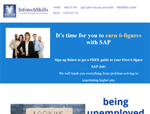 Tablet Screenshot of infotechskills.com